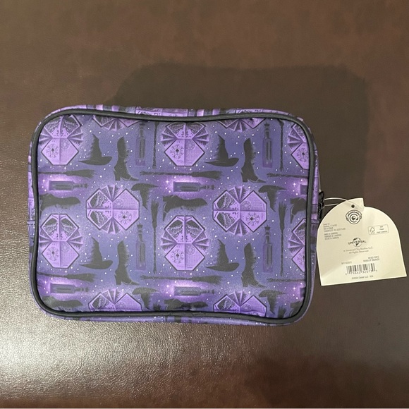 Wicked Purple Double Zip Organizer - Makeup Bag, Travel Cosmetic Bag - Picture 7 of 10